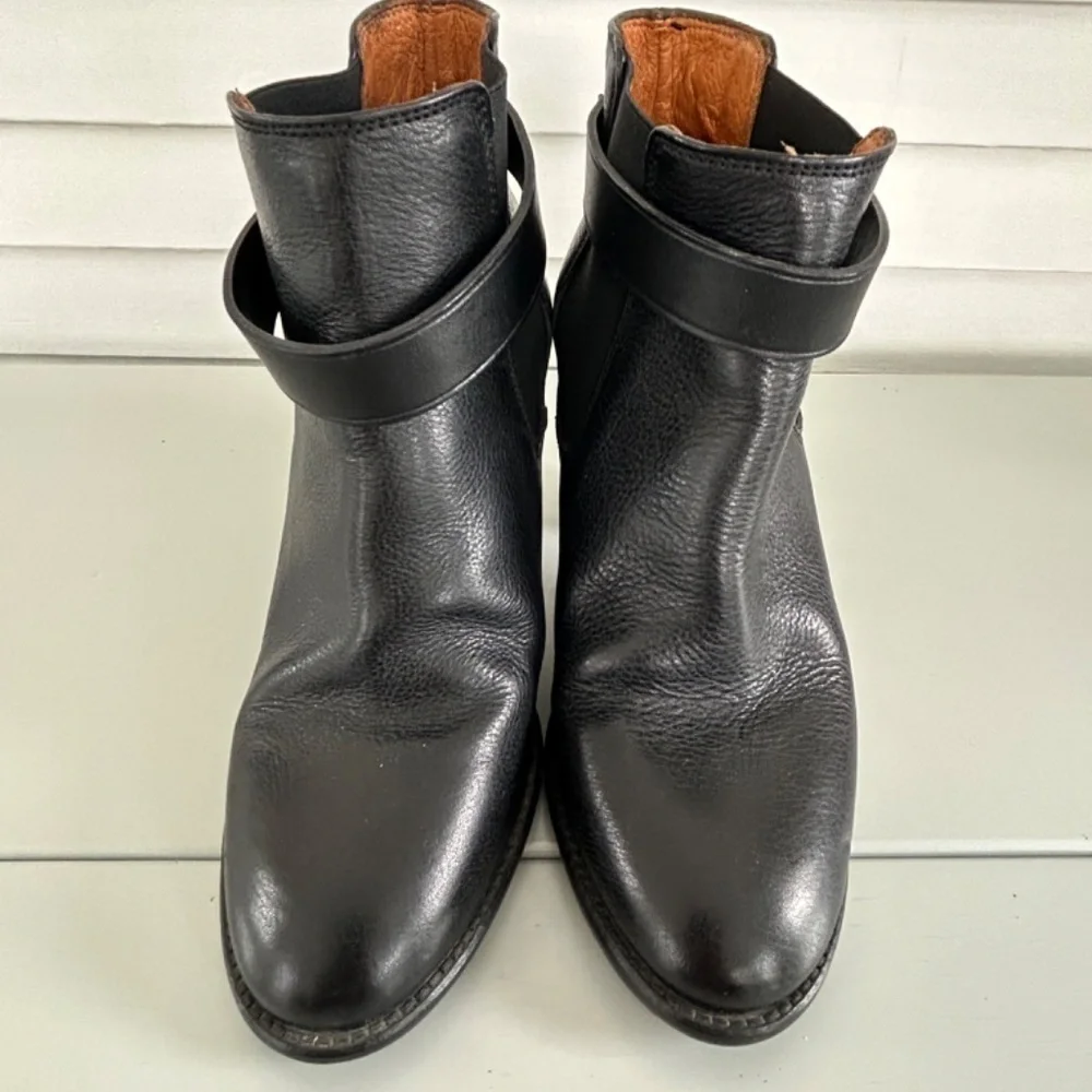 Madewell Lonnie Black Ankle Boots 3.5